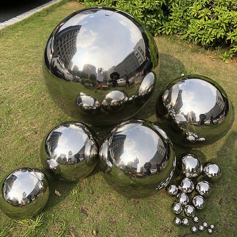 Stainless Steel Hollow Sphere For Home Garden Tools Balls Decoration