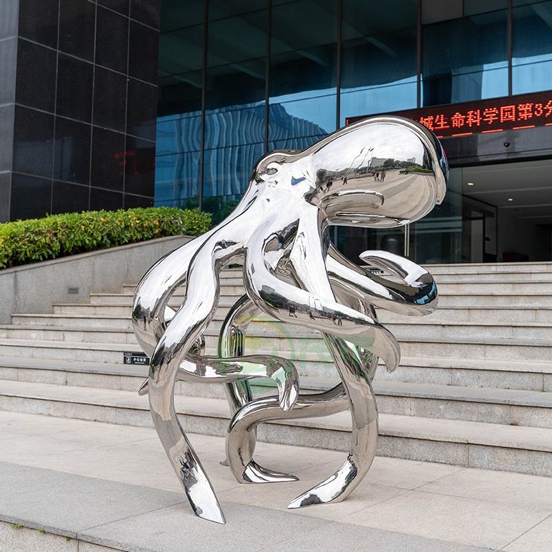 Octopus Stainless Steel Sculpture 